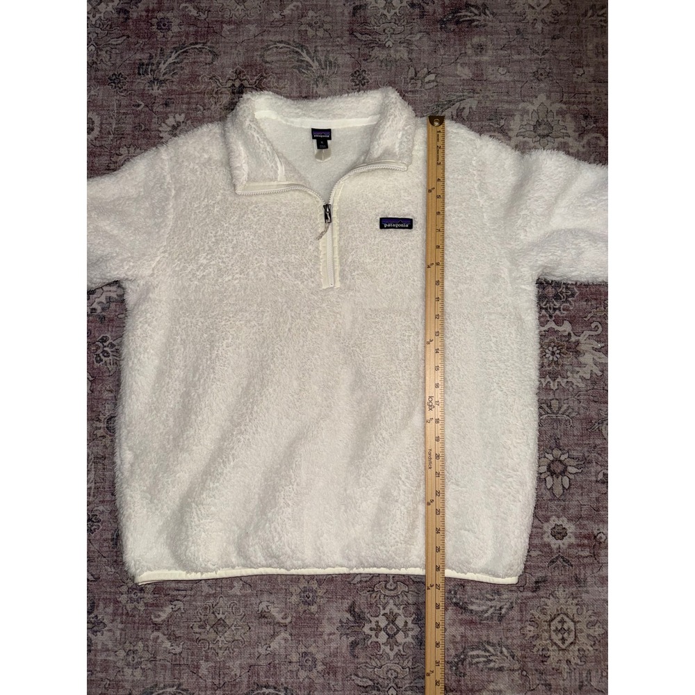 Patagonia Los Gatos 1/4 Zip Fleece Pullover Birch White Womens XL 25236 FA23 EUC - Picture 7 of 8